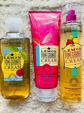 Bath and Body Works Lemon Pomegranate Cream